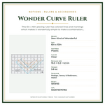 Product Specifications – Wonder Curve Ruler
