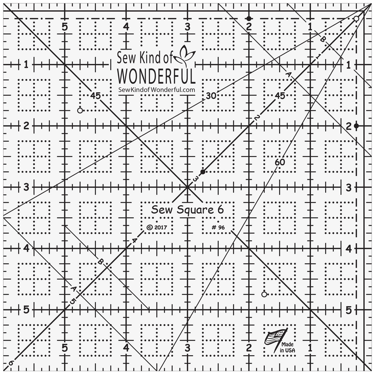 Sew Square 6 Ruler