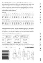 Lichen Duster Sewing Pattern