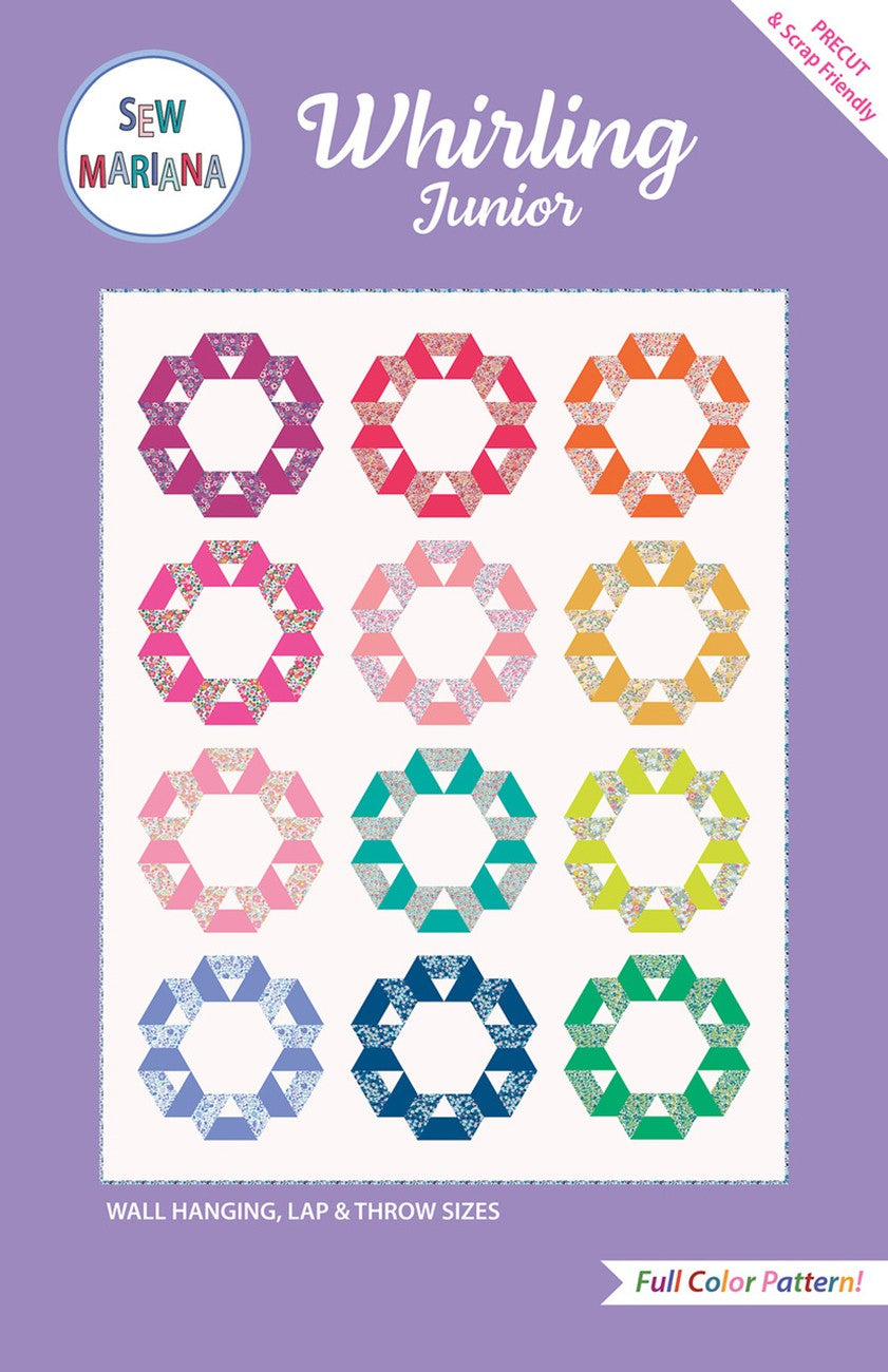 Whirling JUNIOR Quilt Pattern