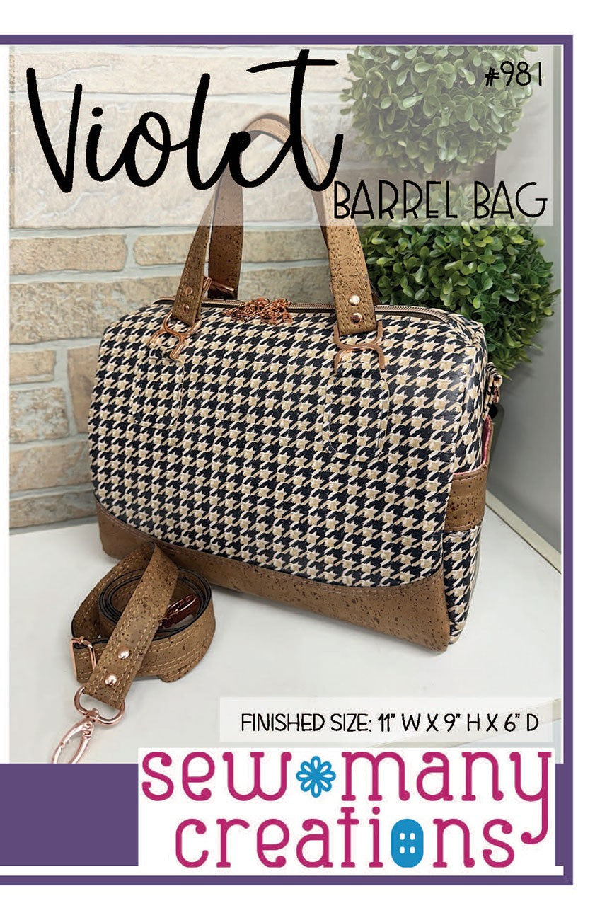 Violet Barrel Bag