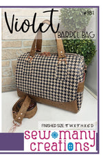 Violet Barrel Bag