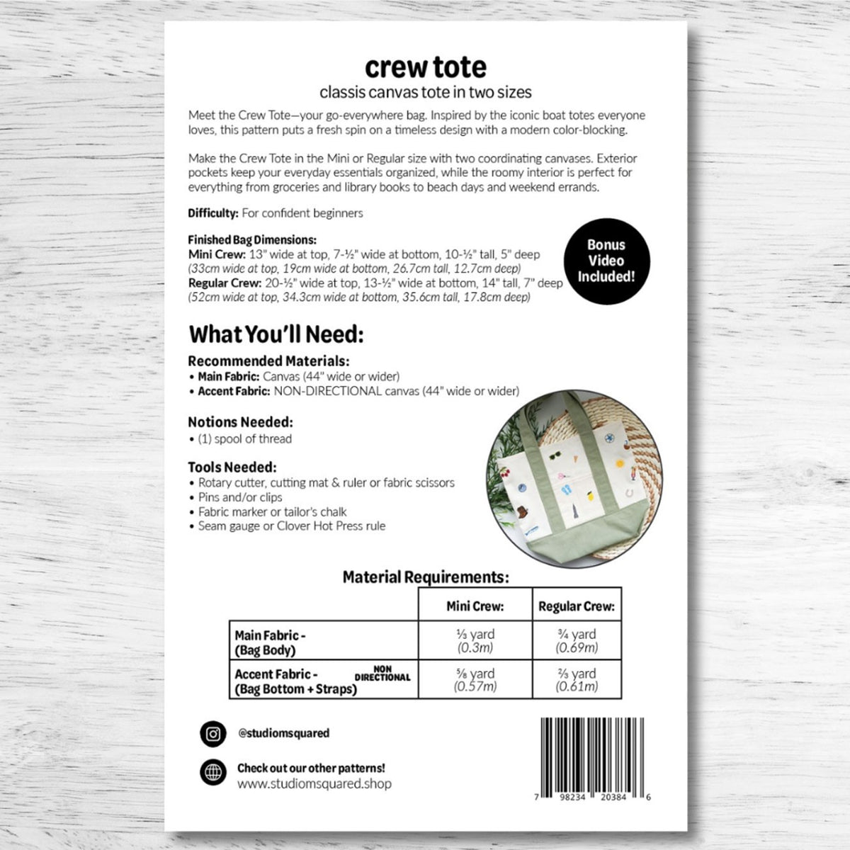 Crew Tote