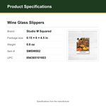 Product Specifications – Wine Glass Slippers