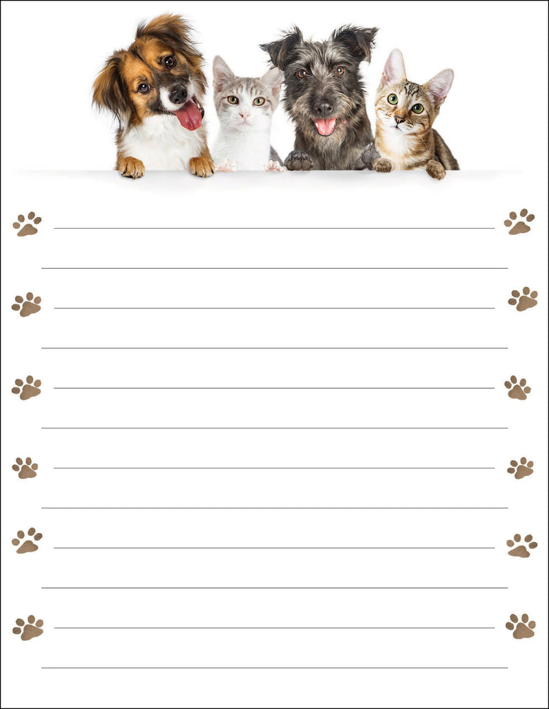 Memo Pad Pets 4-1/2in x 5-1/2in