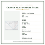 Product Specifications – Grande Multipurpose Ruler