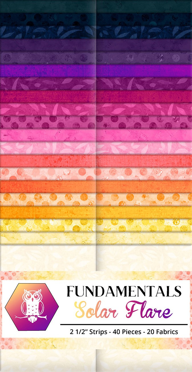 2.5in Strips Fundamentals: Solar Flare 40pcs