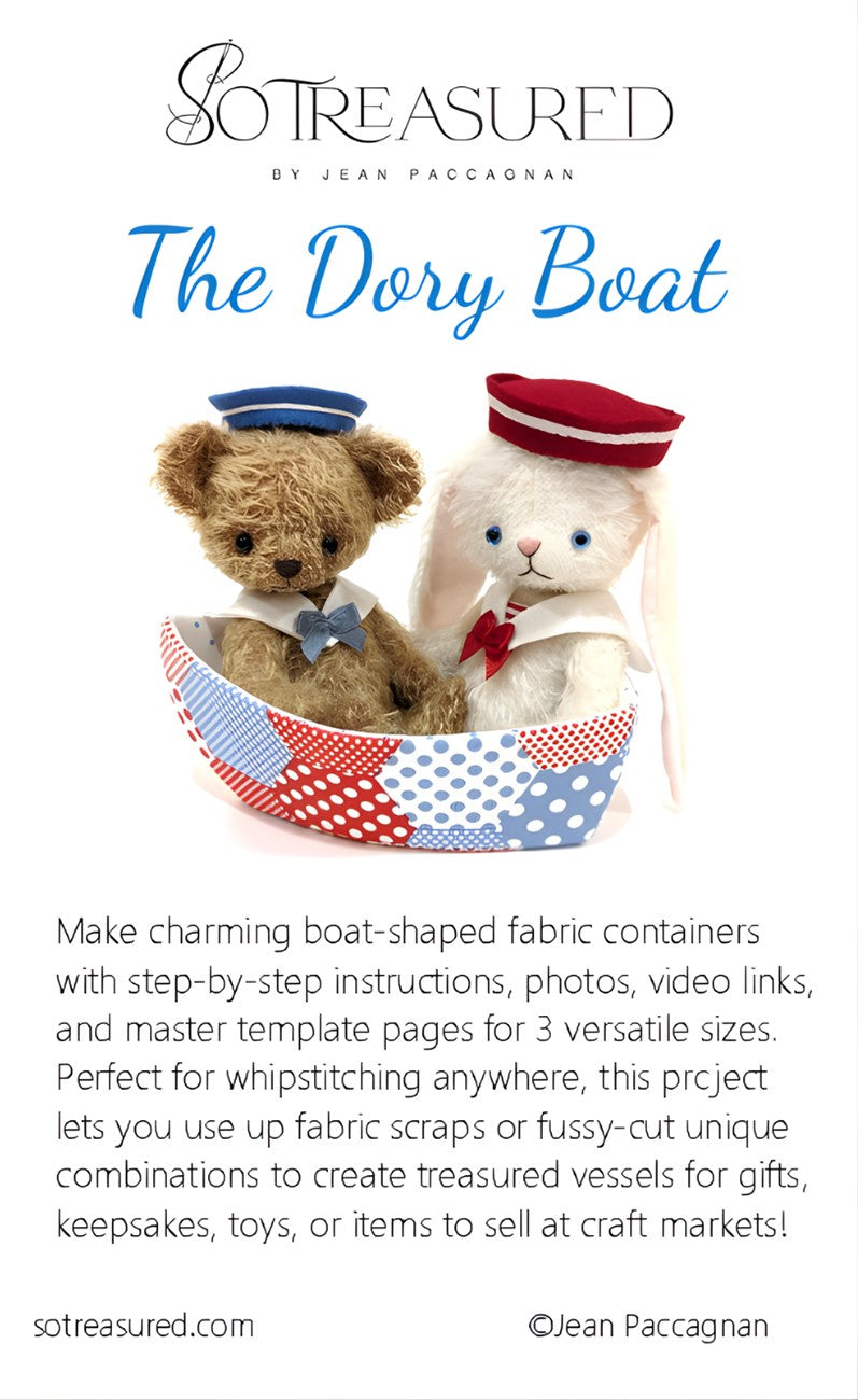 The Dory Boat: Fabric Toy Boat