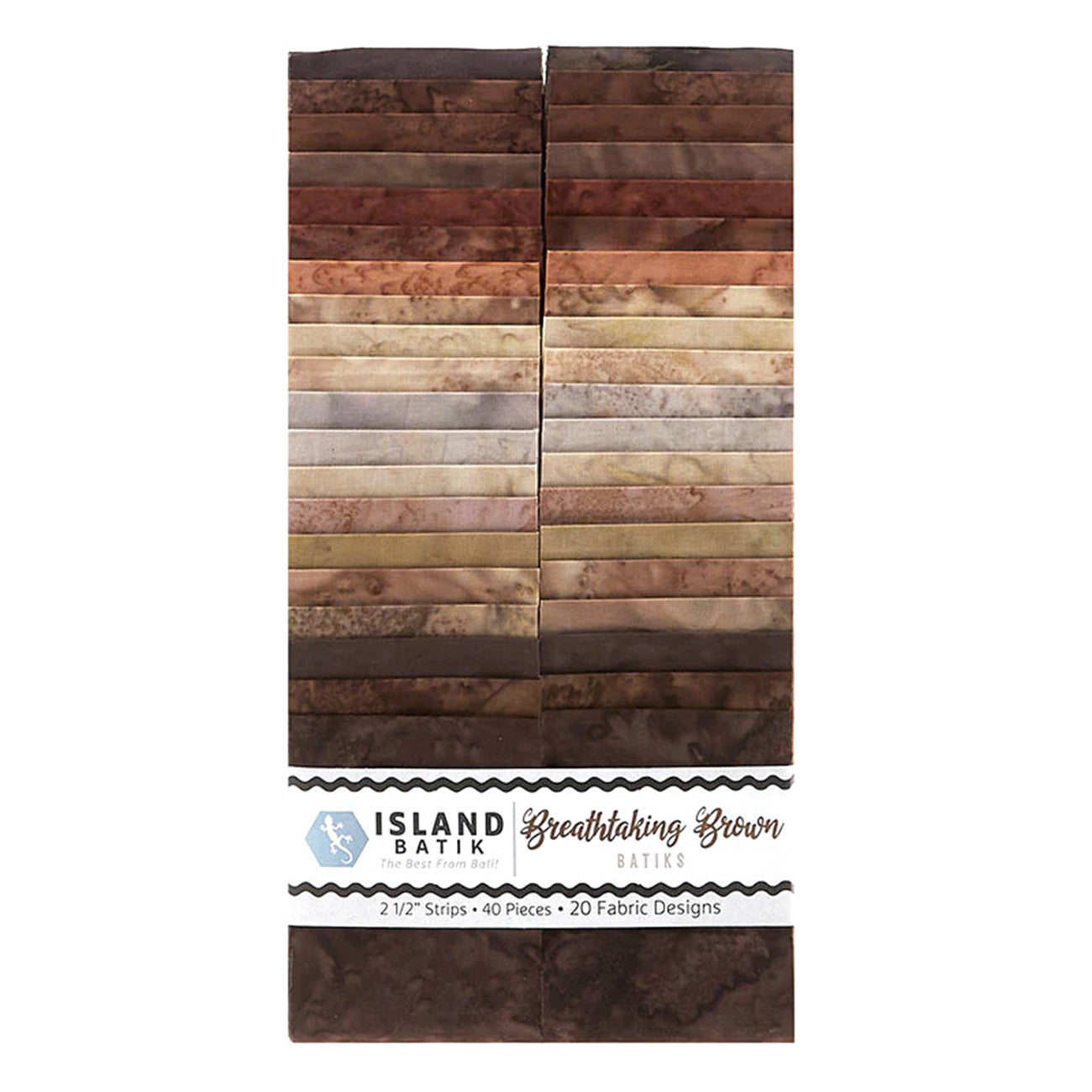 Basics Breathtaking Browns 2.5in Strips (40pc x 20 colors)