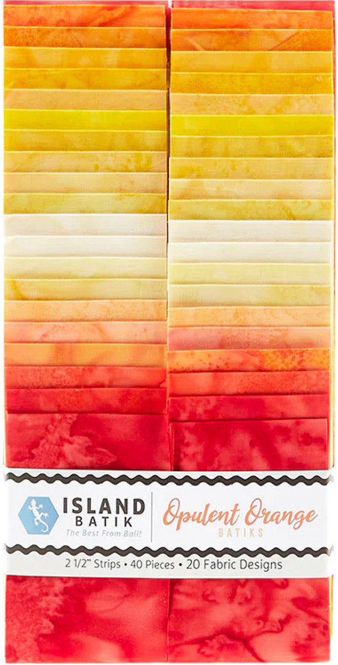 Basics Opulent Oranges 2.5in Strips (40pc x 20 colors)