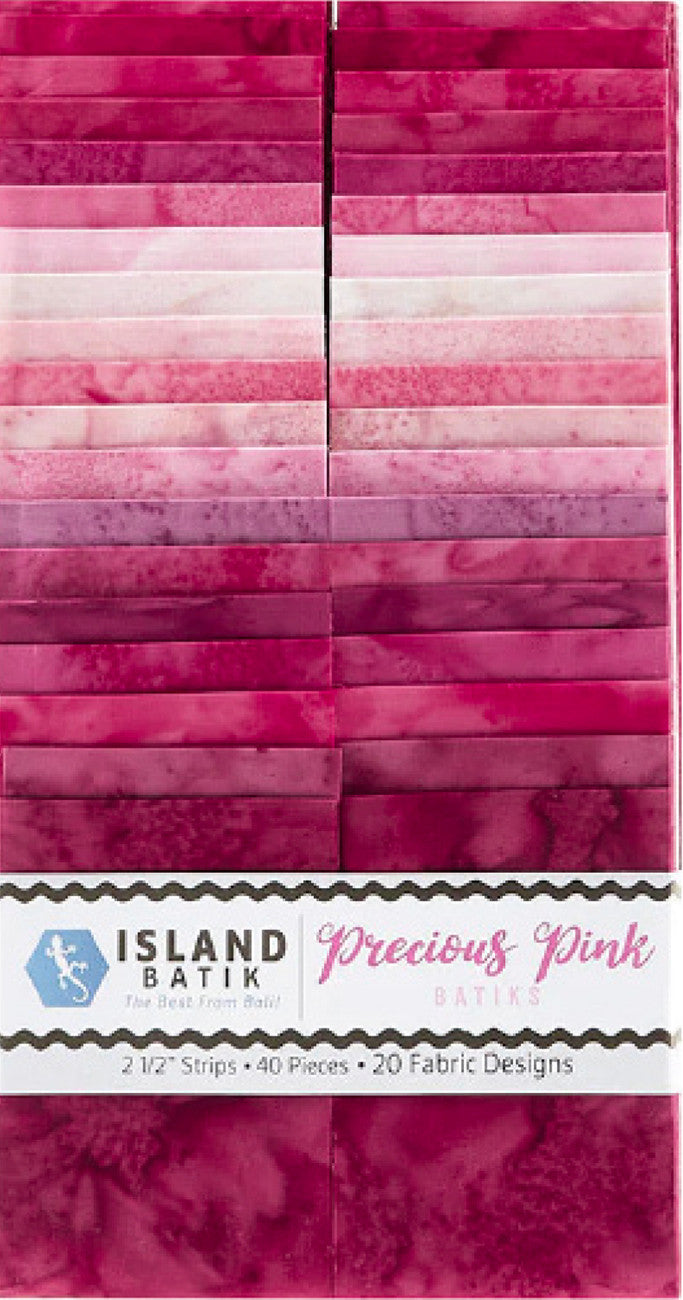Basics Precious Pinks 2.5in Strips (40pc x 20 colors)