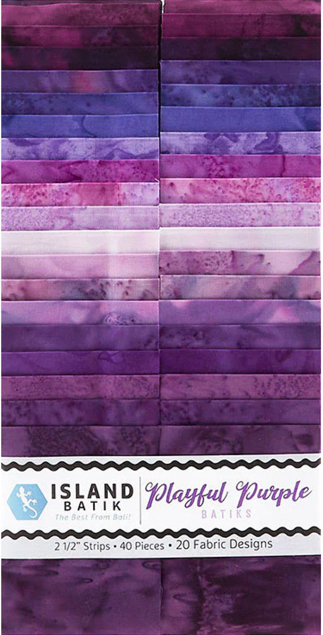 Basics Playful Purples 2.5in Strips (40pc x 20 colors)