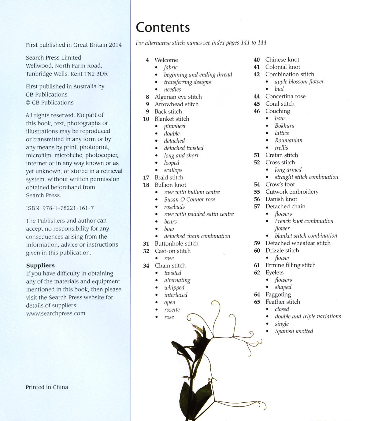 A-Z of Embroidery Stitches