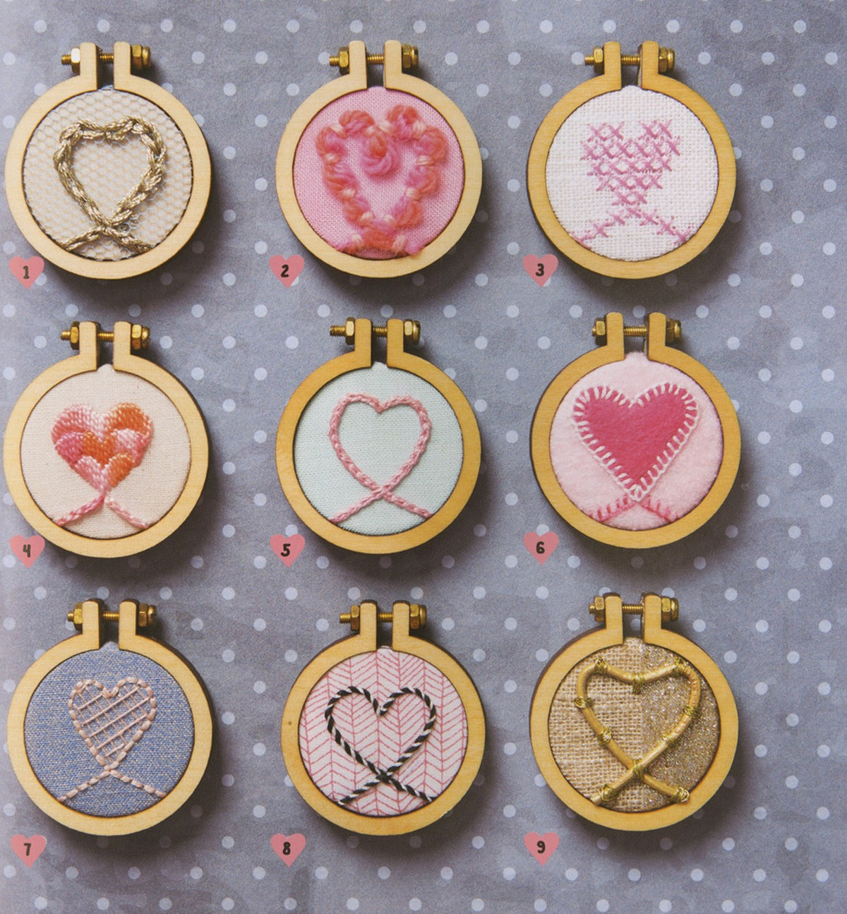 Mini Hoop Embroideries