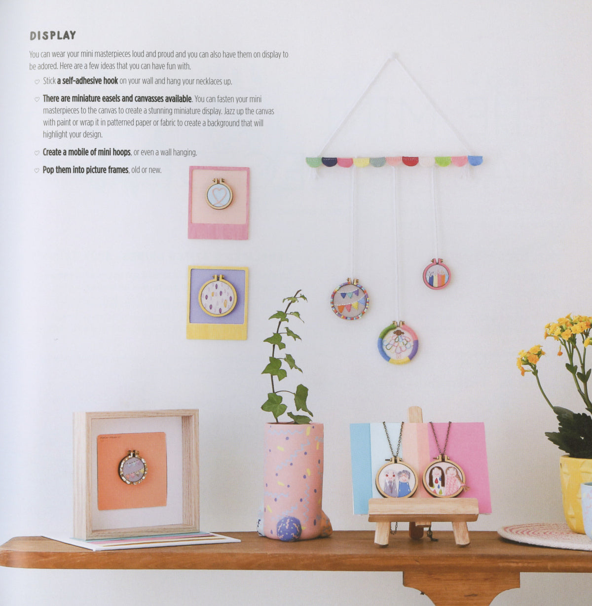 Mini Hoop Embroideries