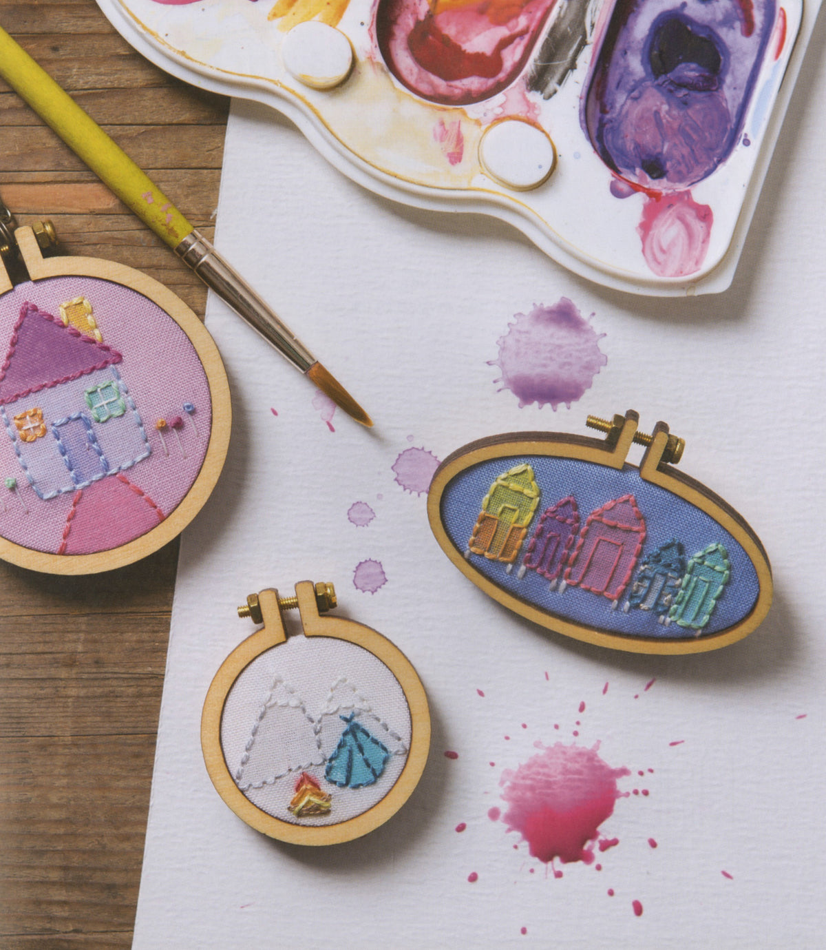 Mini Hoop Embroideries