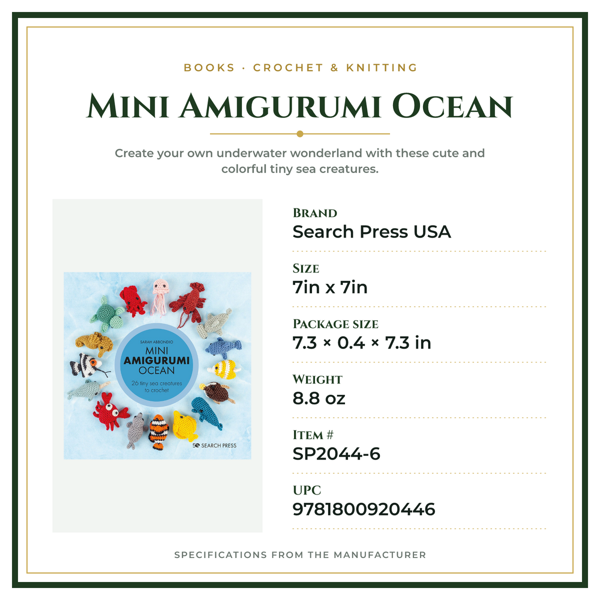 Product Specifications – Mini Amigurumi Ocean