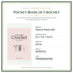 Product Specifications – Pocket Book of Crochet