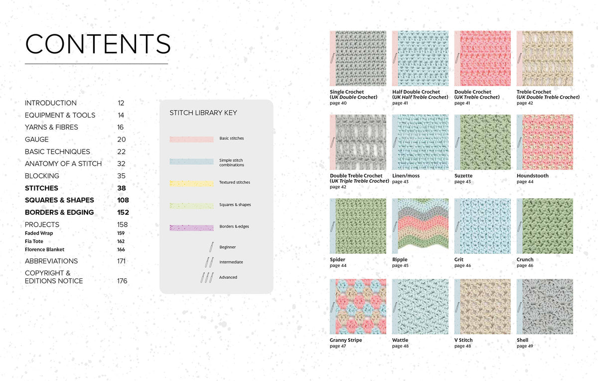 Bella Coco Crochet Stitch Library