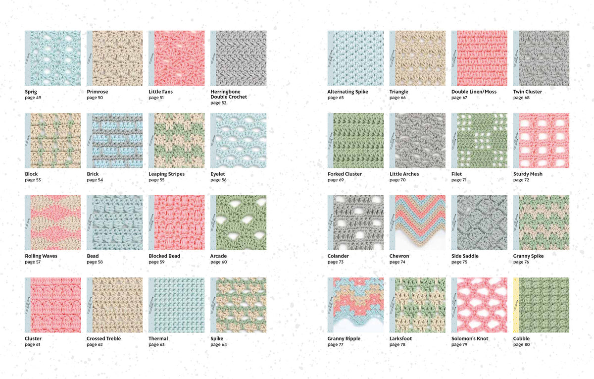 Bella Coco Crochet Stitch Library