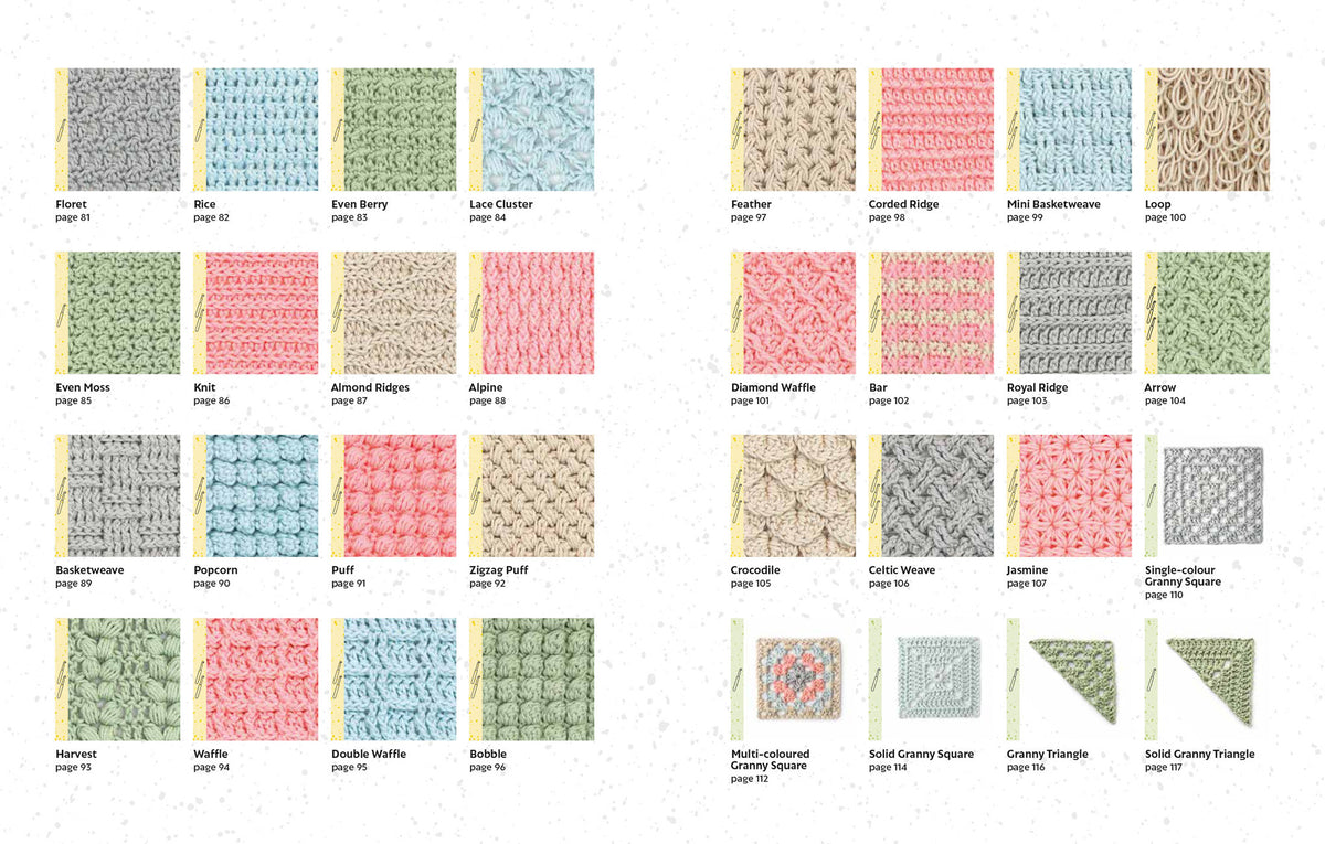 Bella Coco Crochet Stitch Library