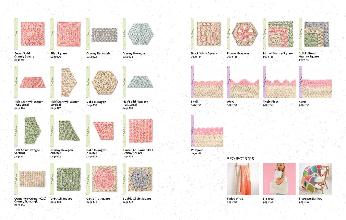 Bella Coco Crochet Stitch Library