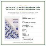 Product Specifications – Swedish Weaving Pattern Directory Swedish Weaving Pattern Directory