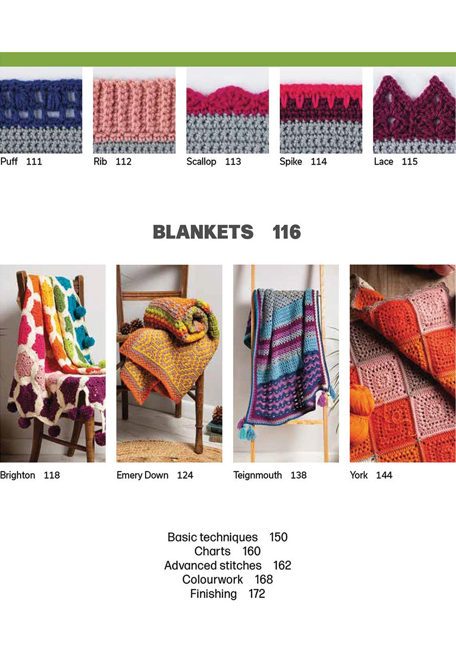 Crochet Stitch Comp Blankets