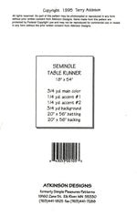 Seminole Table Runner