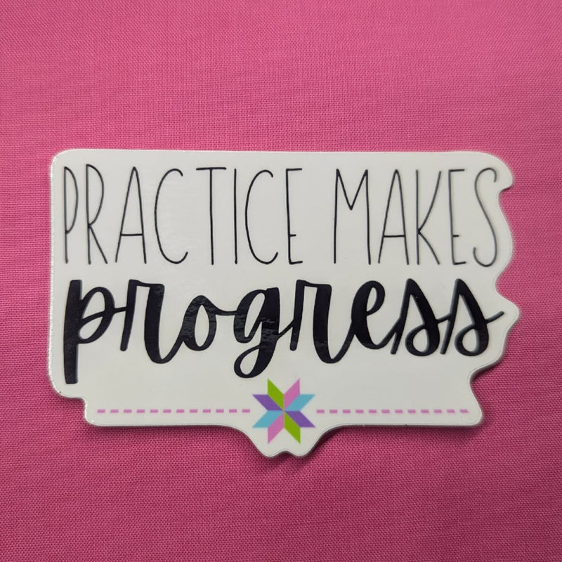 Practice Makes Progress Sticker 6pk