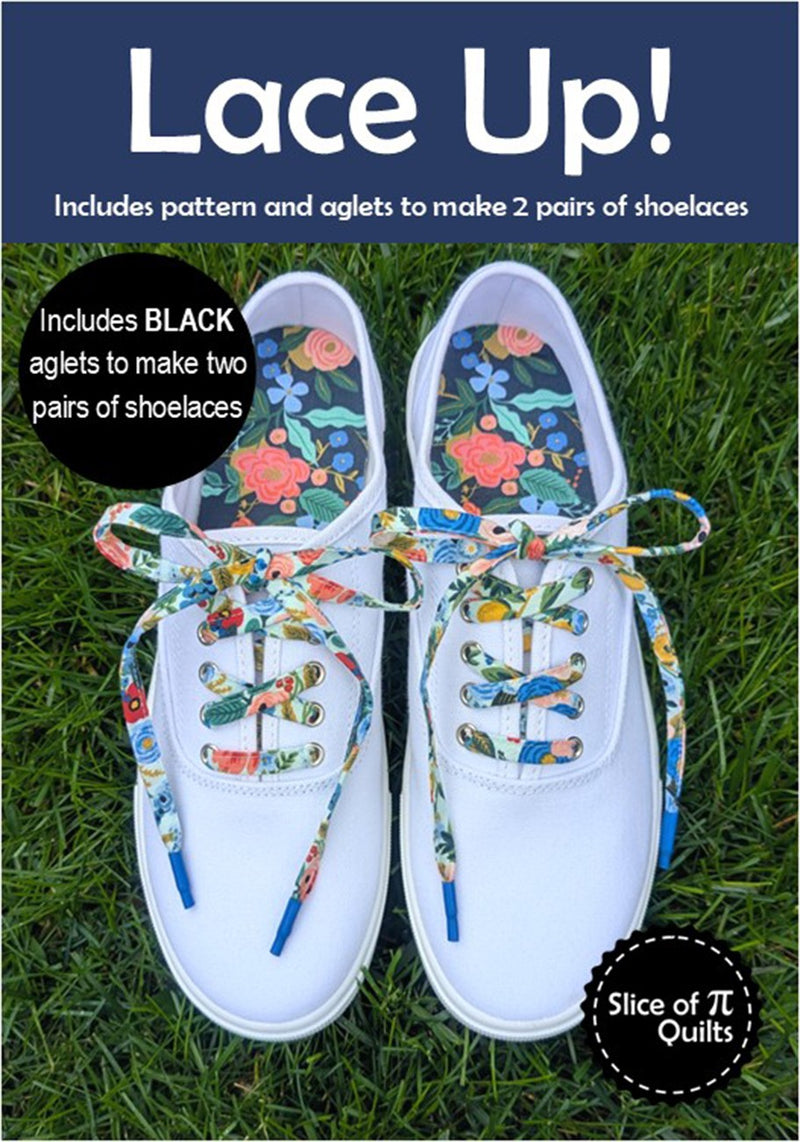 Lace Up Pattern With Black Aglets