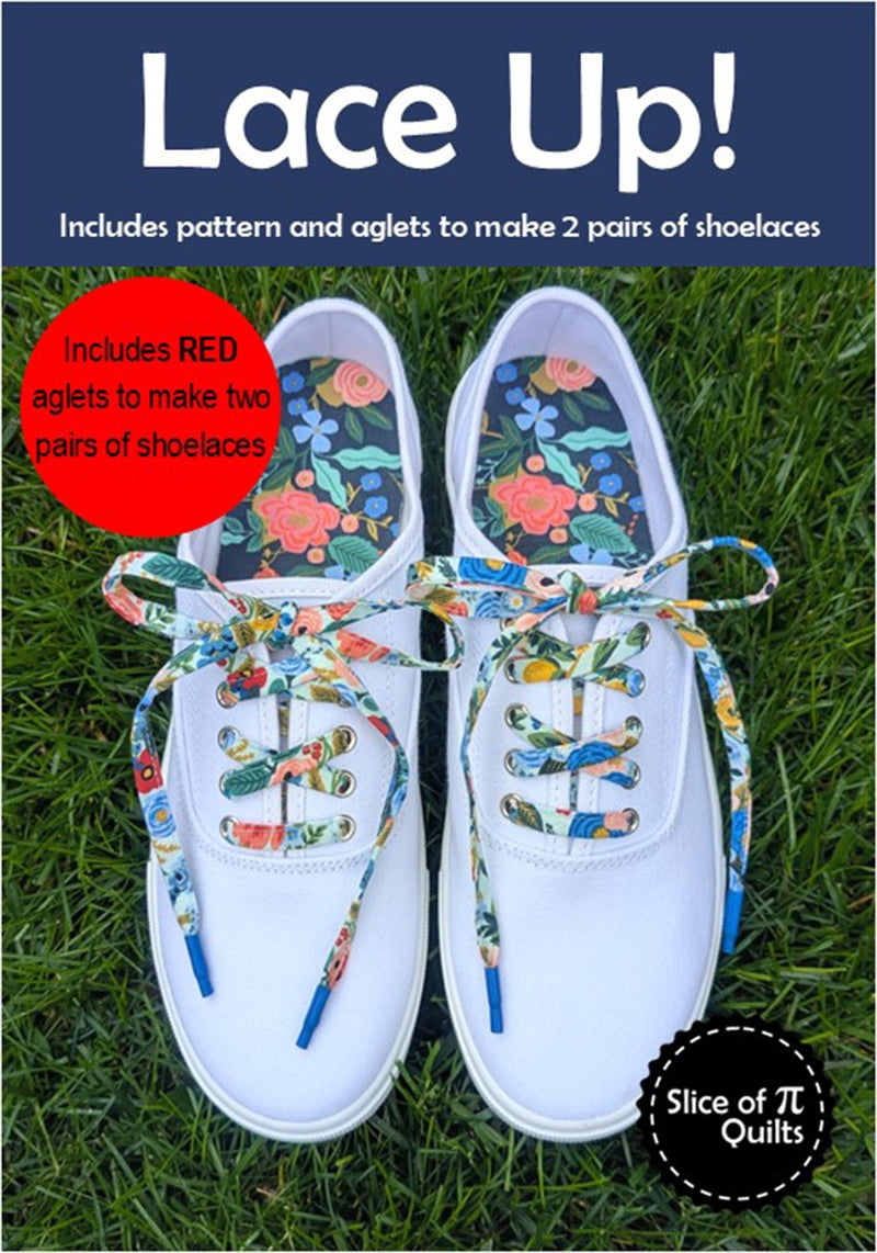 Lace Up Pattern With Red Aglets