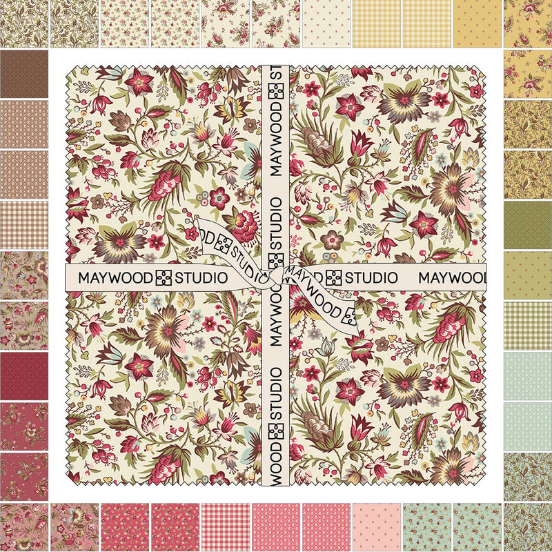 10in Squares French Market, 42pcs/bundle