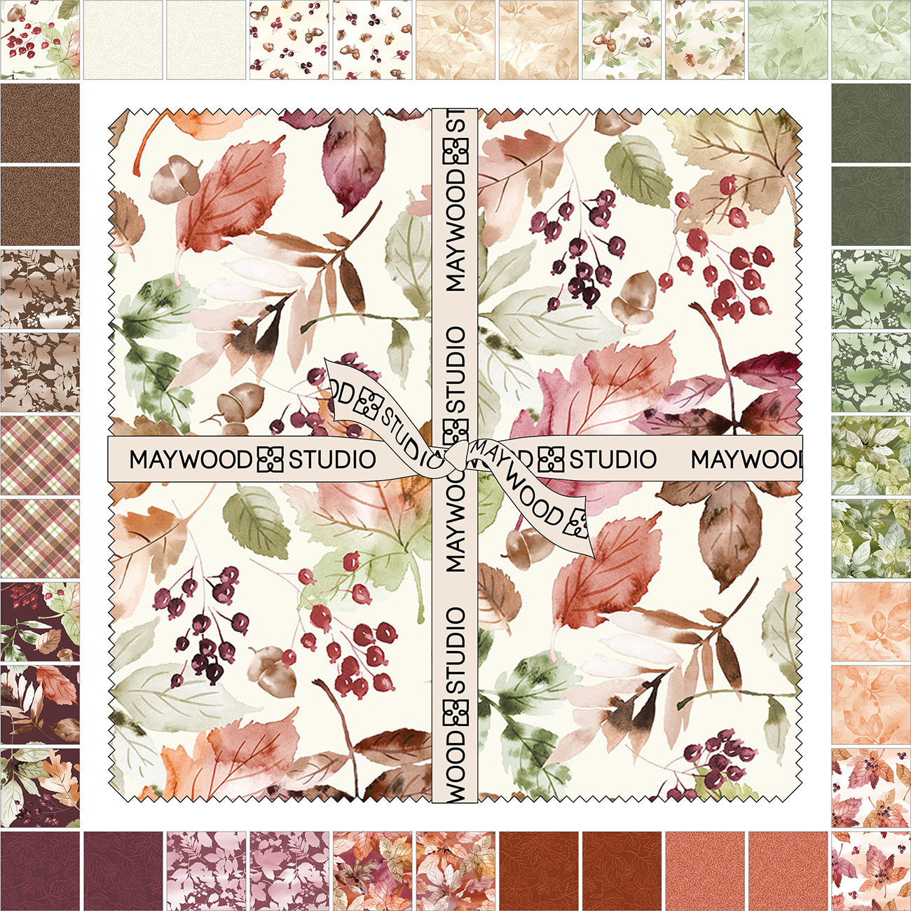 10in Squares Rustle, 42pcs/bundle