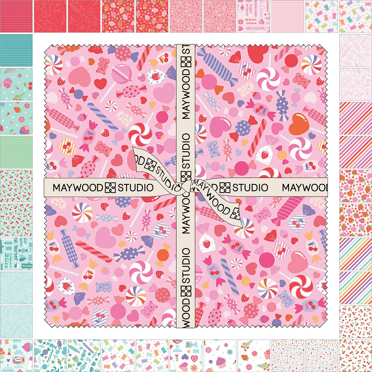 10in Squares Sweet Shoppe, 42pcs/bundle