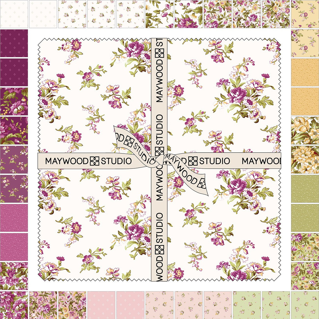 10in Squares Veranda, 42pcs/bundle