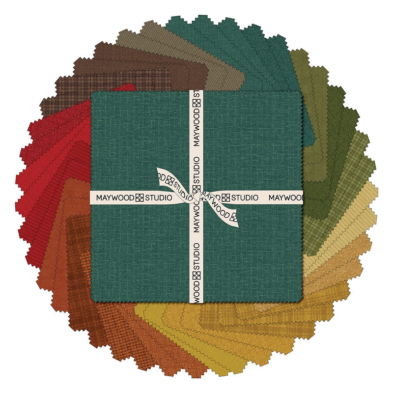 10in Squares Woolies Flannel Desert Sunset, 42pcs/bundle