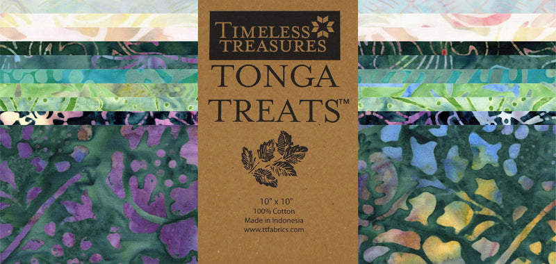 10in Squares Tonga Batik Mayfair, 42pcs/bundle