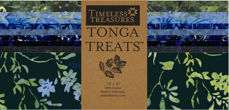 10in Squares Tonga Batik Radiant, 42pcs/bundle