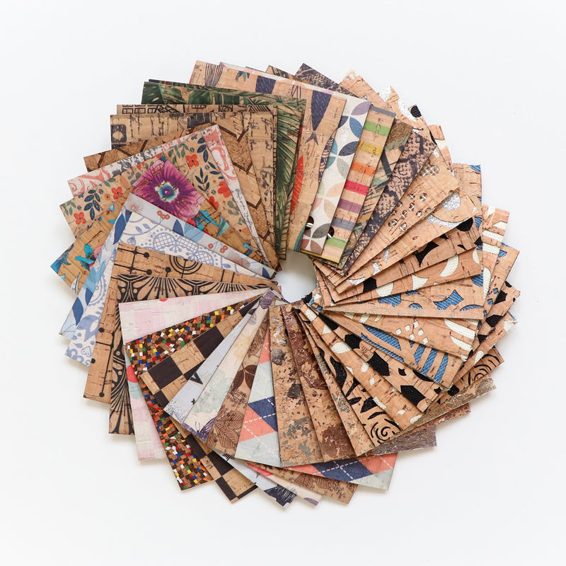 Sallie Tomato Fabric Sample Set – Cork: Prints & Specialty