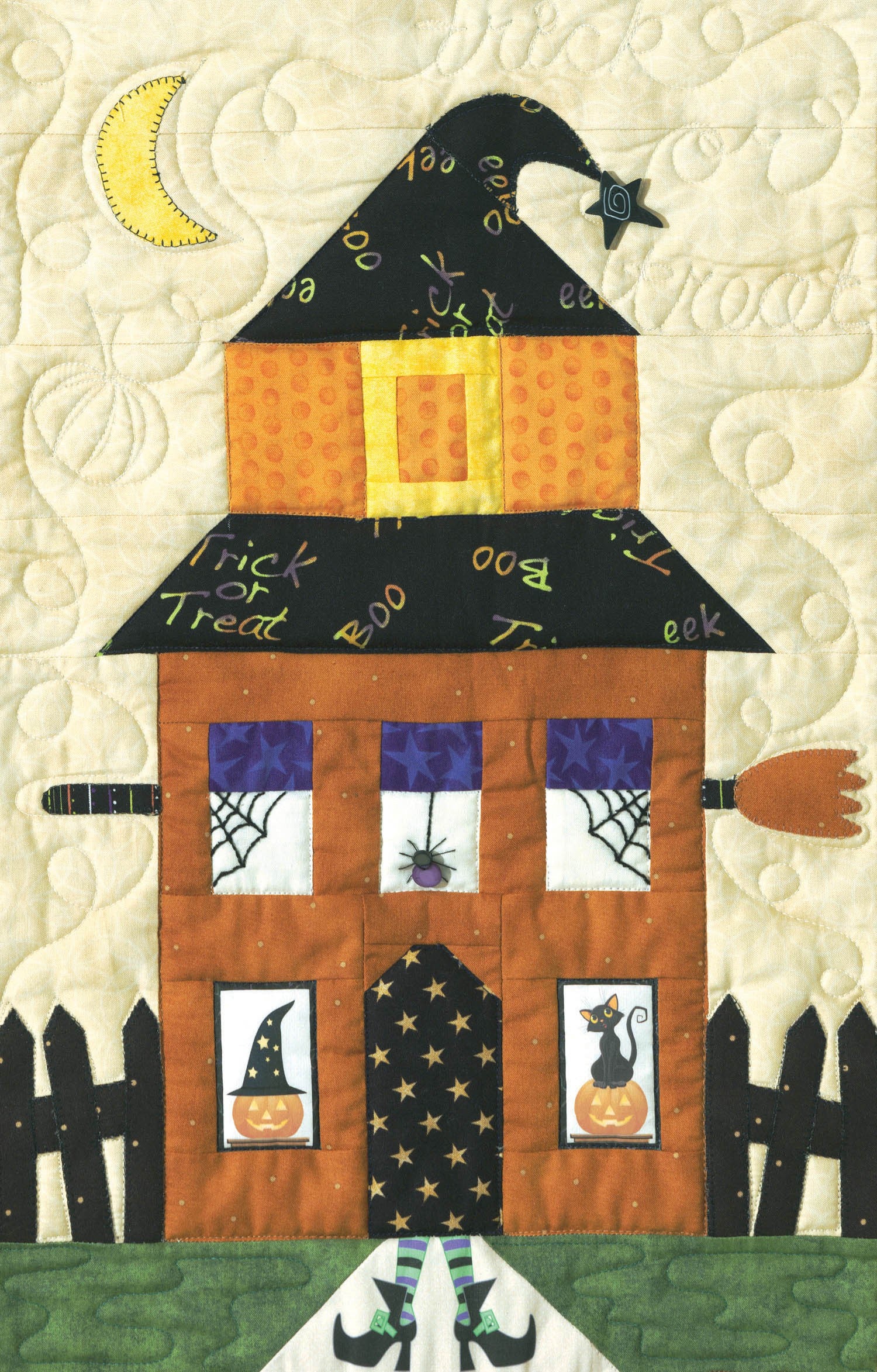 Sew Spooky Block of the Month Block 3 Every Witch Way