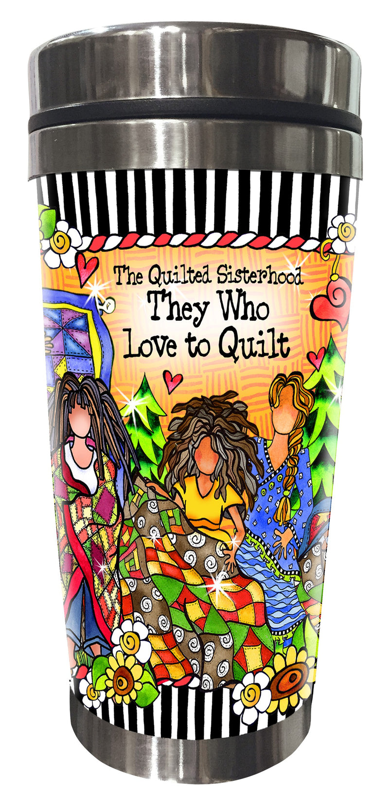 Quilt Sisterhood Stainless Steel Tumbler