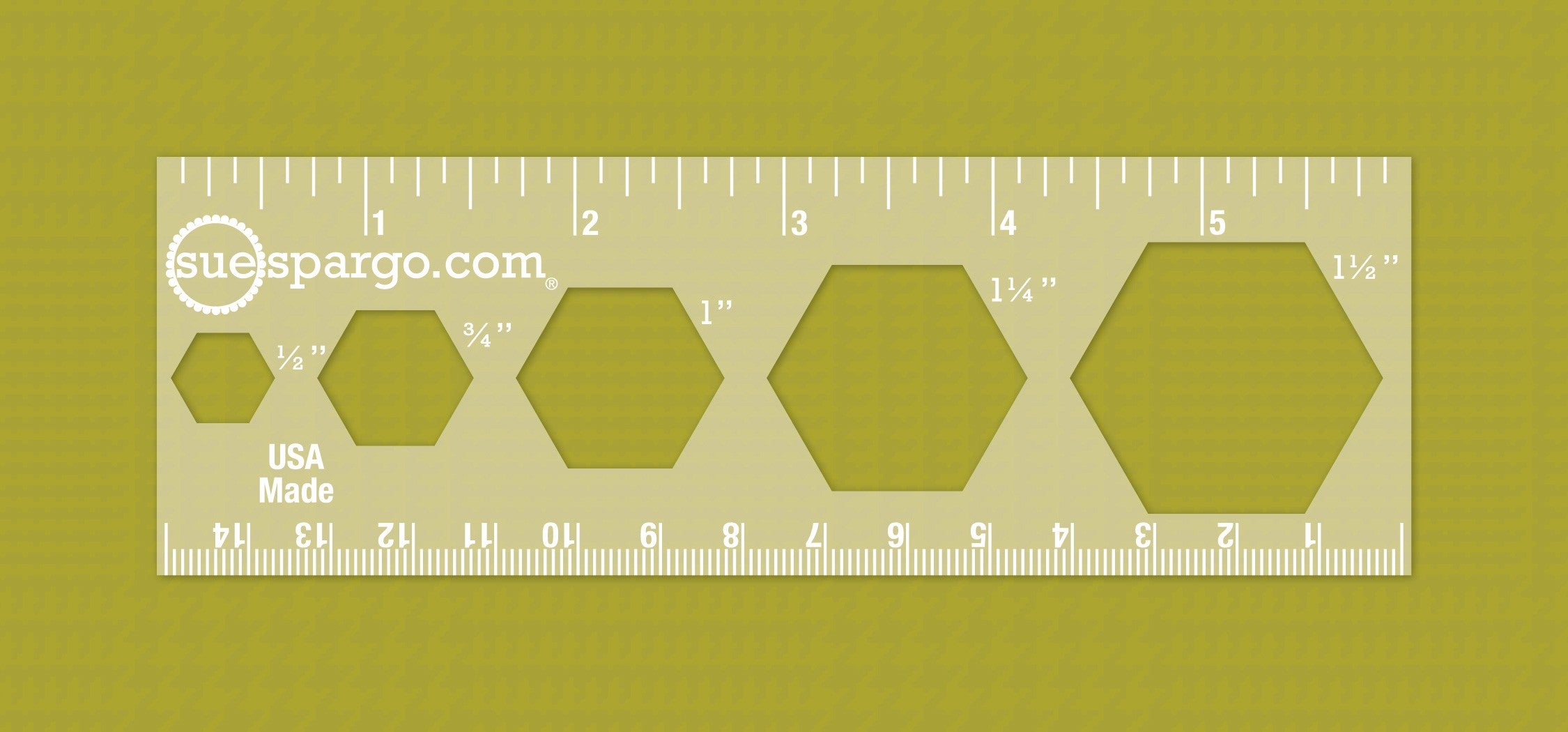 Hexagon Ruler: Creative Stitching Tools