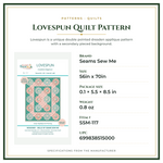 Product Specifications – Lovespun Quilt Pattern