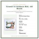 Product Specifications – Summit St Storage Box - My Bestie
