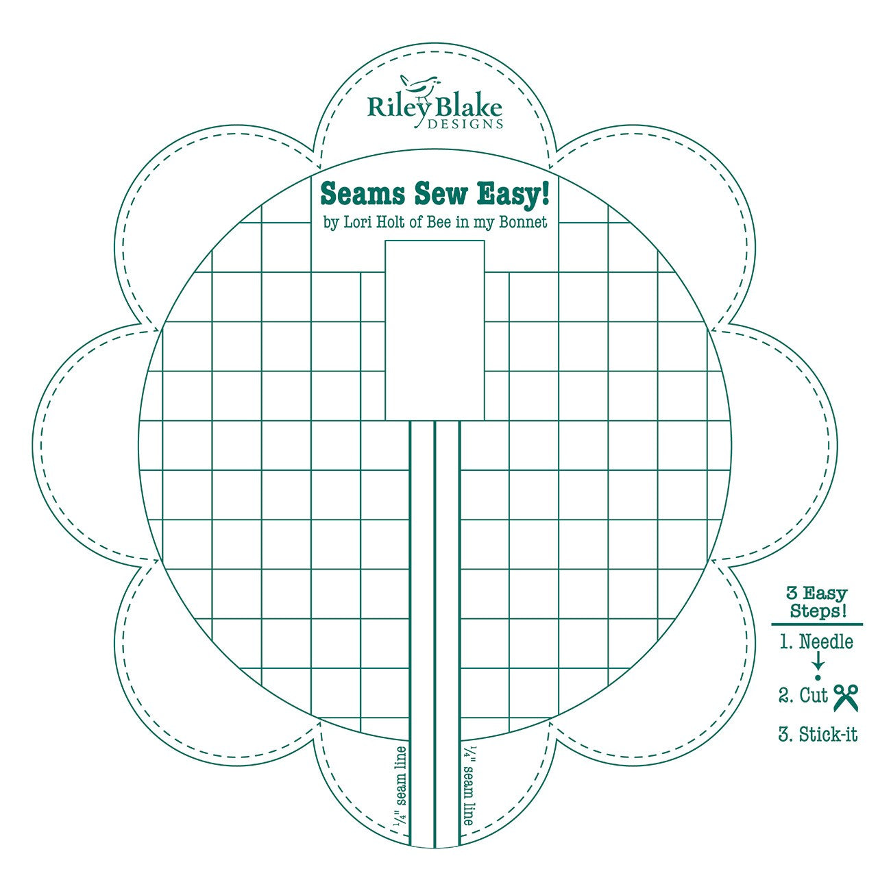 Lori Holt Seam Guide In Color Jade
