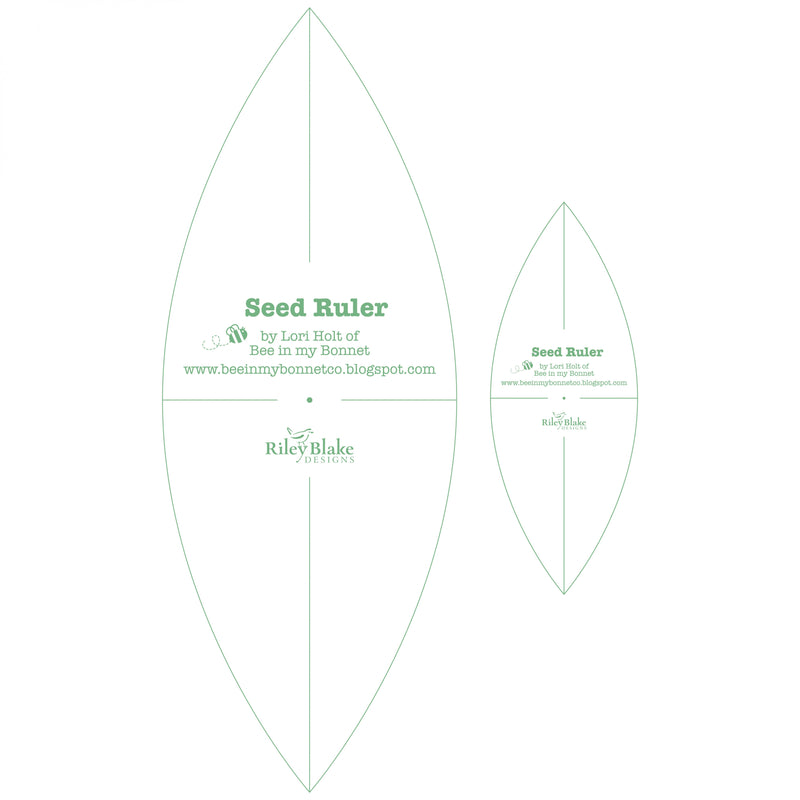 Seed Ruler Set By Lori Holt Of Bee In My Bonnet, 2pcs