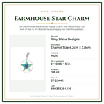 Product Specifications – Farmhouse Star Charm