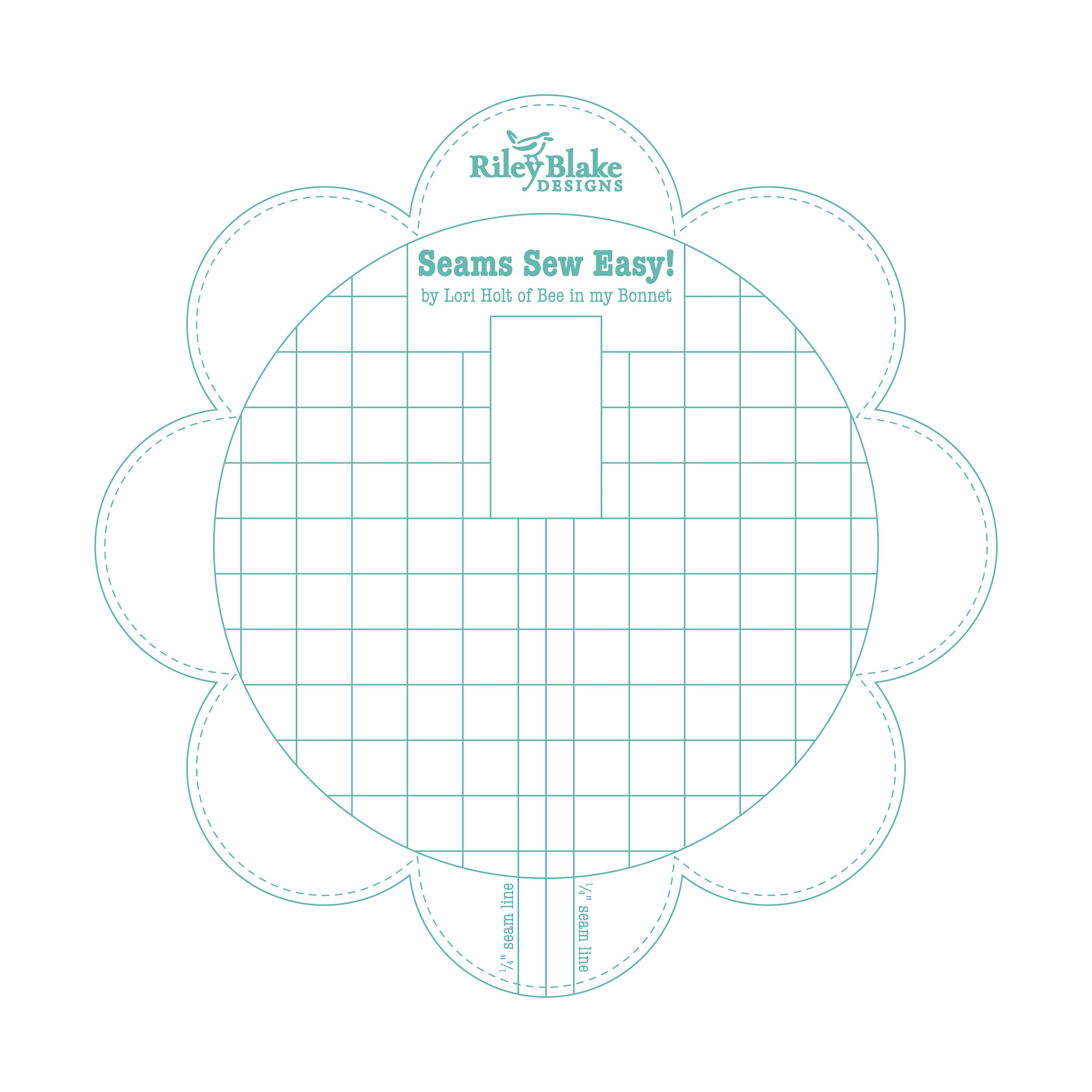 Seams Sew Easy Seam Guide Color Sea Glass