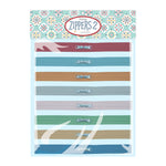 Calico Zippers 2 In 8 Assorted Colors